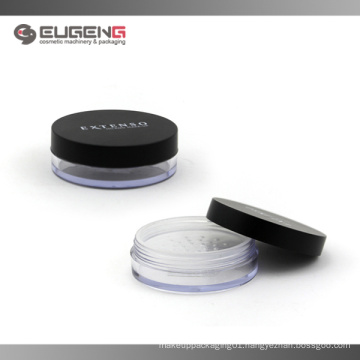 Matte color cosmetic loose powder container